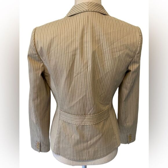 Caslon tan striped blazer Jacket - Picture 4 of 8